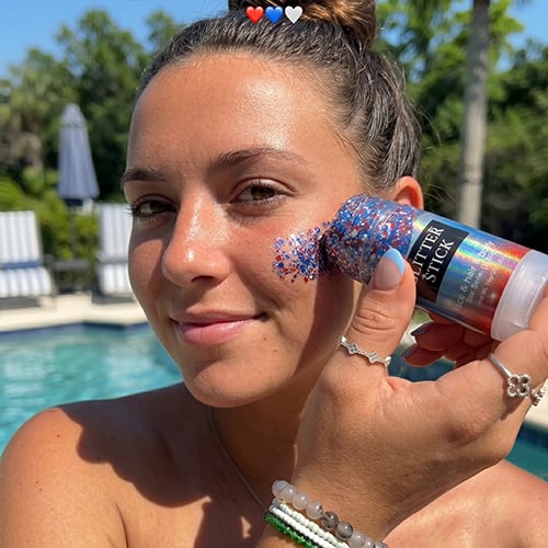 🎉🎉🎉🇺🇸 Star-Spangled Patriotic Glitter Stick