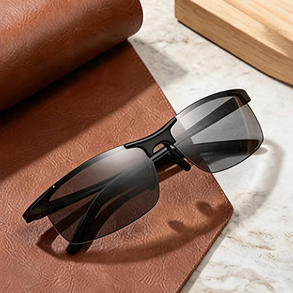 🕶️✨Photochromic Sunglasses with Anti-glare Polarized Lens