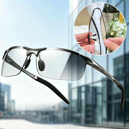 🕶️✨Photochromic Sunglasses with Anti-glare Polarized Lens