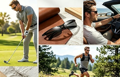🕶️✨Photochromic Sunglasses with Anti-glare Polarized Lens