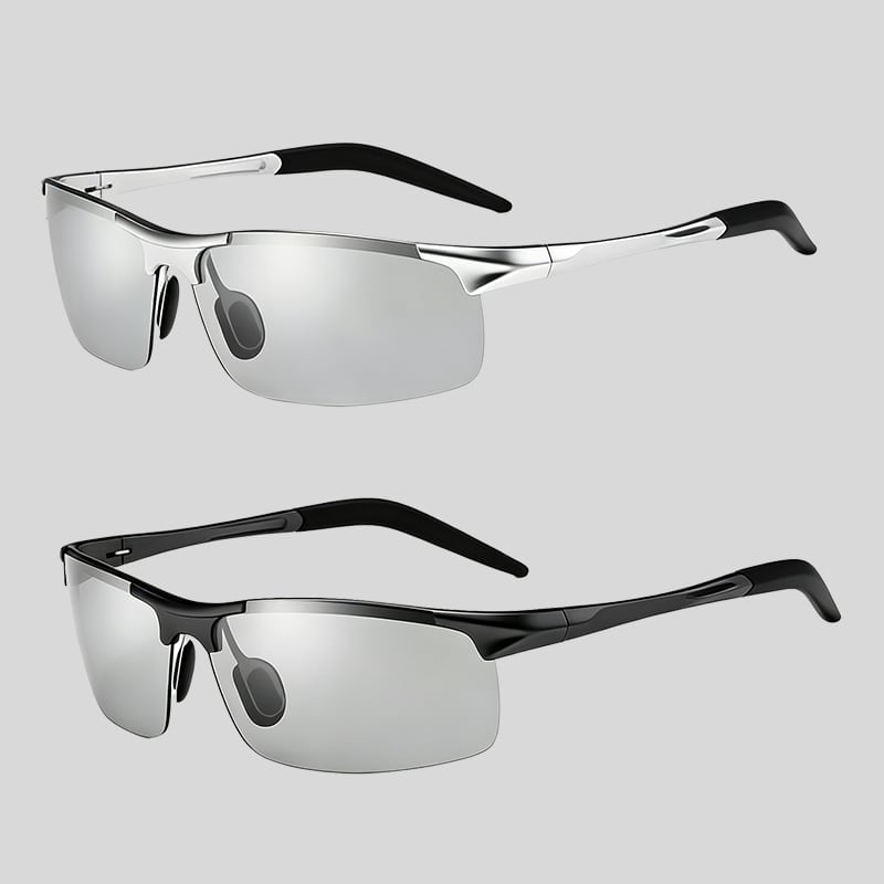 🕶️✨Photochromic Sunglasses with Anti-glare Polarized Lens