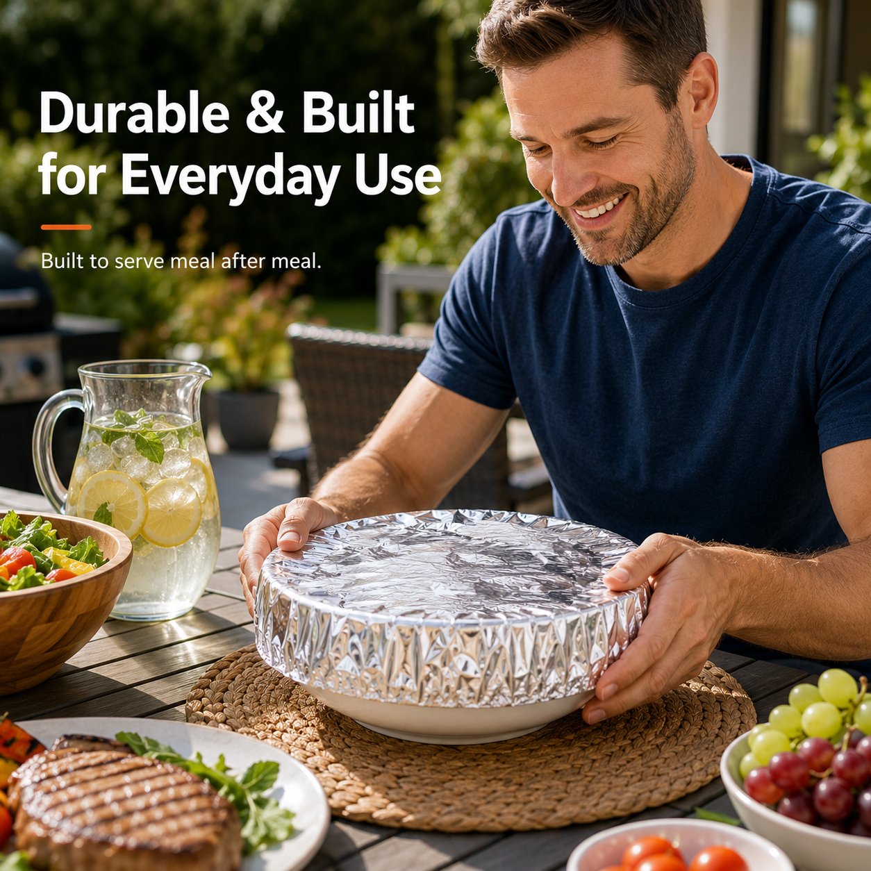 🍲Food Container Aluminum Foil Heat-Retaining Cover(50 Pcs)