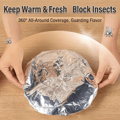 🍲Food Container Aluminum Foil Heat-Retaining Cover(50 Pcs)