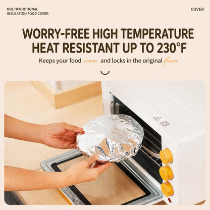 🍲Food Container Aluminum Foil Heat-Retaining Cover(50 Pcs)