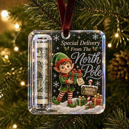 Christmas Cash Gift Ornament — Crystal Money Holder