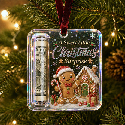 Christmas Cash Gift Ornament — Crystal Money Holder