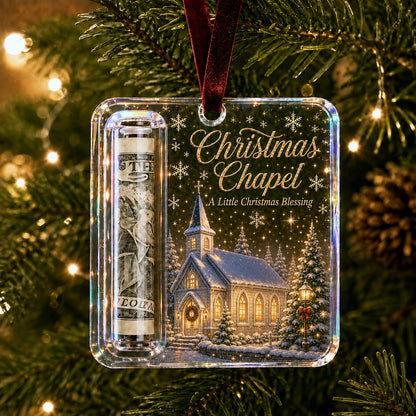 Christmas Cash Gift Ornament — Crystal Money Holder