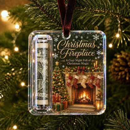 Christmas Cash Gift Ornament — Crystal Money Holder