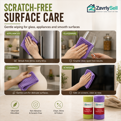 Multipurpose Reusable Tear-Off Cleaning Cloth Roll