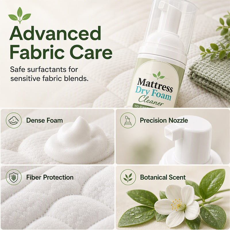 🔥 No-Rinse Mattress & Upholstery Foam Cleaner + FREE Sponge 🛏️🧽