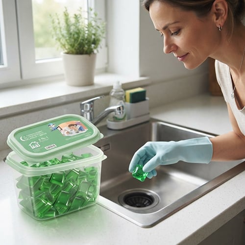 🫧 Bio-Enzyme Drain Care Pods – Keep Drains Fresh, the Easy Way ✨