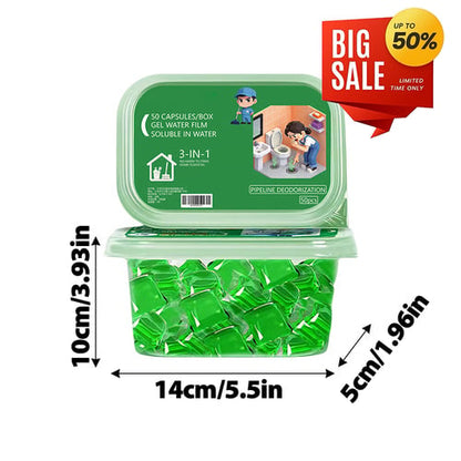 🫧 Bio-Enzyme Drain Care Pods – Keep Drains Fresh, the Easy Way ✨