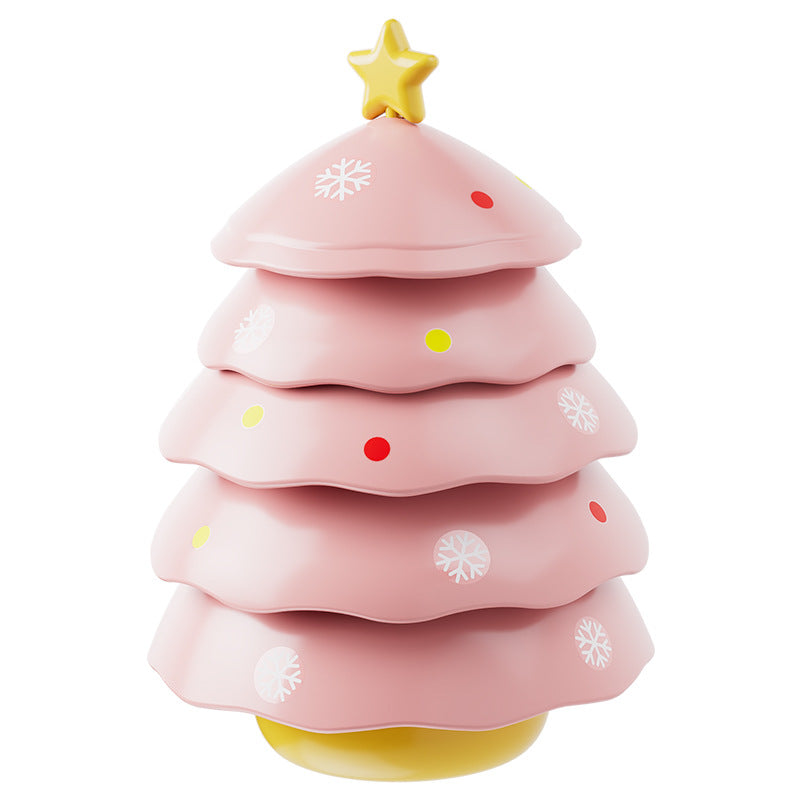 🎄🍬 Stackable Christmas Tree Serving Bowl Set 🎁❄️ | Festive Snowflake Snack Bowls in Green & Pink for Holiday Hosting ✨🏡
