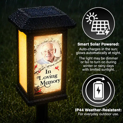 Custom Photo Memorial I'm Always With You - Personalized Solar Garden Light