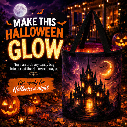 🎃Glow & Go™ LED Halloween Trick-or-Treat Candy Bag🍬