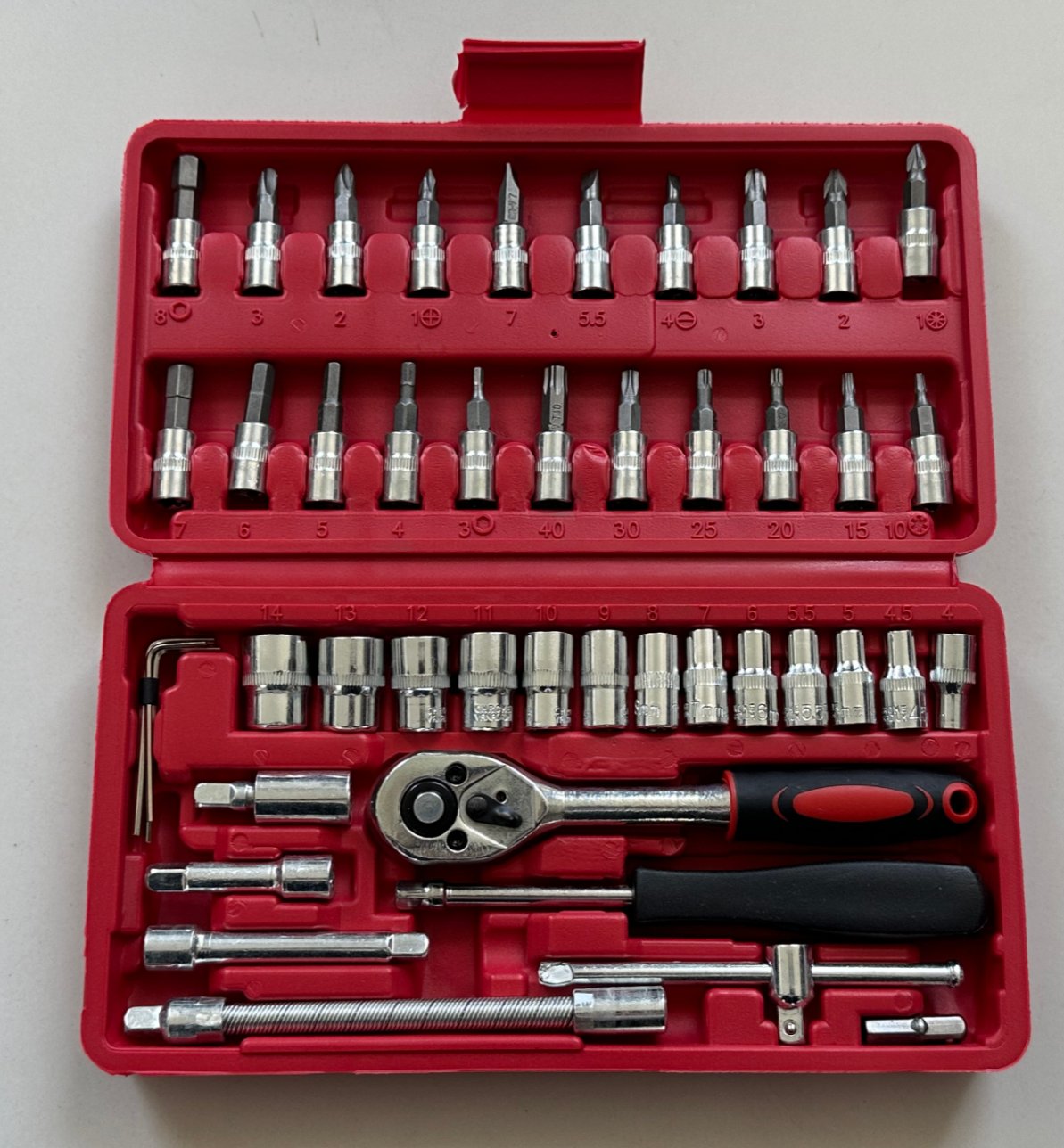 🔧Cordless Slim Ratchet Set(Not electrified, 1/4 interface)