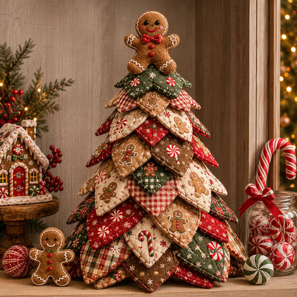🔥LAST DAY 49% OFF - 🎄🧵DIY Quilted Christmas Tree Kit – Handmade Fabric Holiday Tabletop Tree Decor