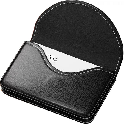 💖Hot Sale 49% OFF💼 PU Leather Business Card Holder – Slim Magnetic Name Card Case