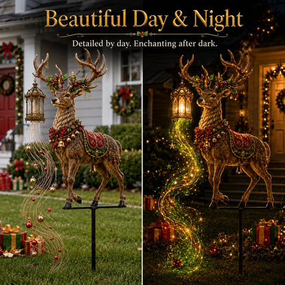 ✨🦌Light-Up Reindeer Christmas Yard Stake