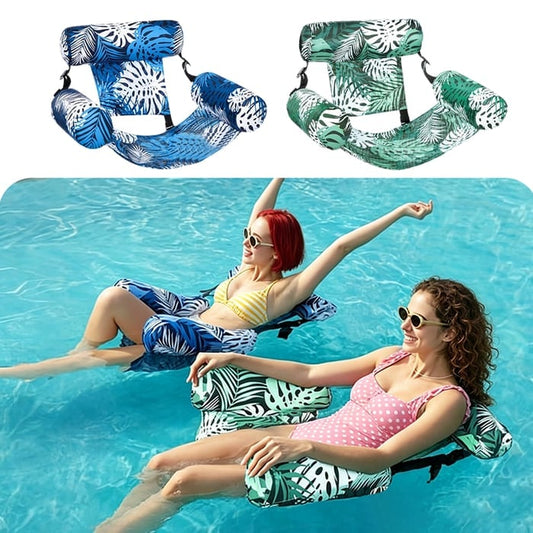🔥Summer Hot Sale 🏆️ Inflatable Pool Floats Adult,Floating Lounge Chairs