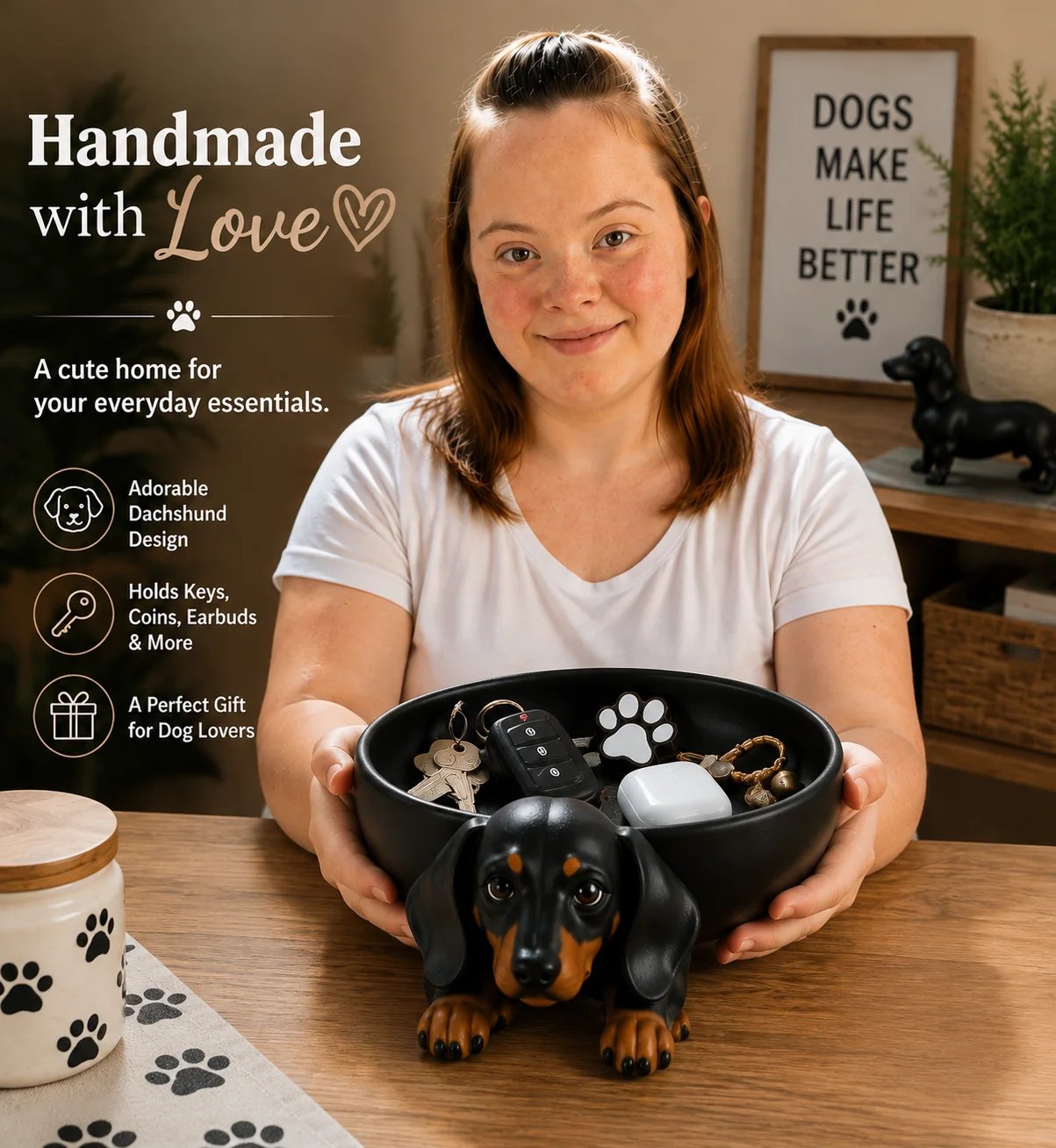 🔥🔥Last Day 49% OFF🔥Dachshund Catch All Tray