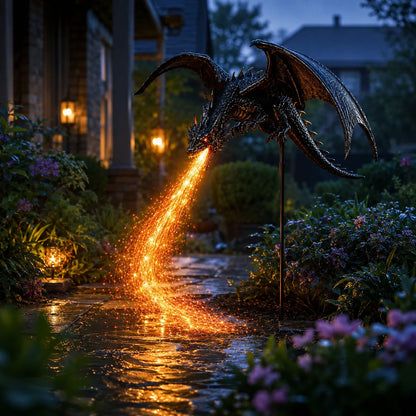 🔥 LIMITED-TIME 50% OFF — 👼🐉Solar Dragon Fire Garden Light🔥