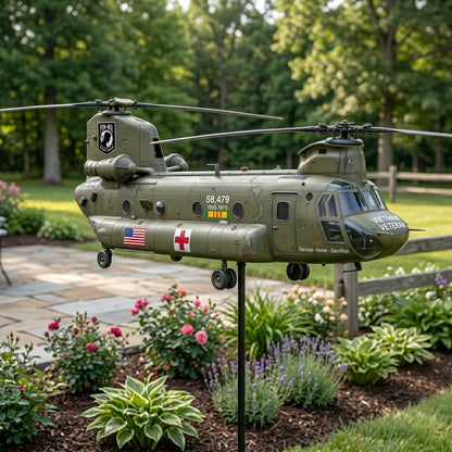 🔥49% OFF🎖️-Vietnam Veteran CH-47 Chinook Helicopter Wind Spinner ✈️