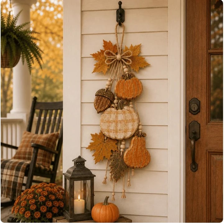 🔥HOT SALE🔥Rustic Harvest WoodenDoor Hanger