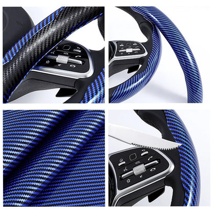 Non-Slip Half Cover Car Steering Wheel Protector | Easy Clip On Installation