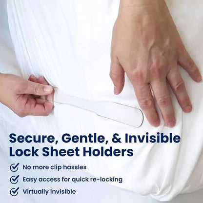 🔥4-Pack Universal Heavy-Duty Bed Sheet Holder Straps No-Slip Peace of Mind