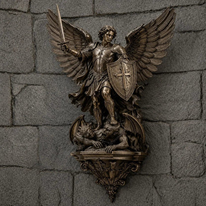 🔥LAST DAY 60% OFF⏰-St. Michael Guardian Angel Wall Light🕊️