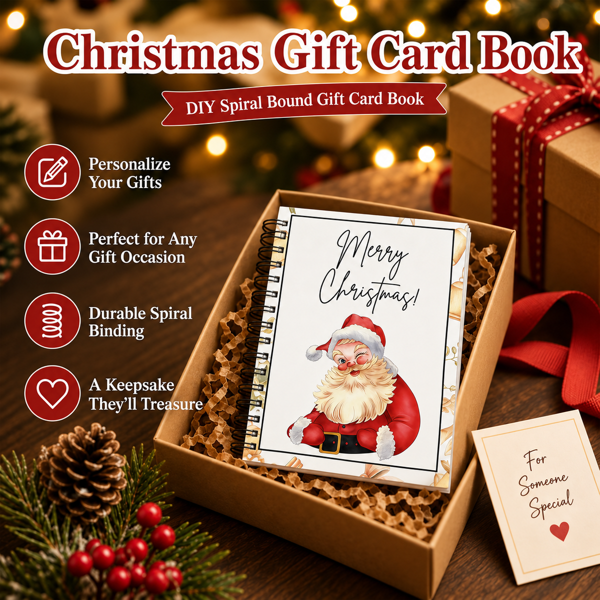 🌲2026 Christmas Early-Bird Sale | Christmas Gift Card Book 70% OFF — Only $16.99