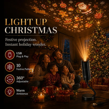 🎄👻✨60,000+ Sold — Plug & Play HD Holiday Projector for Christmas & Halloween Decor