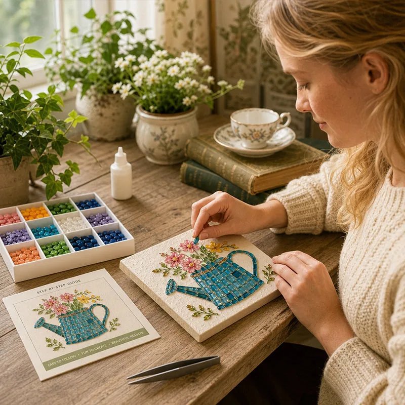 DIY Sea Glass Mosaic Art Kit — 8 Coastal Wall Art Designs
