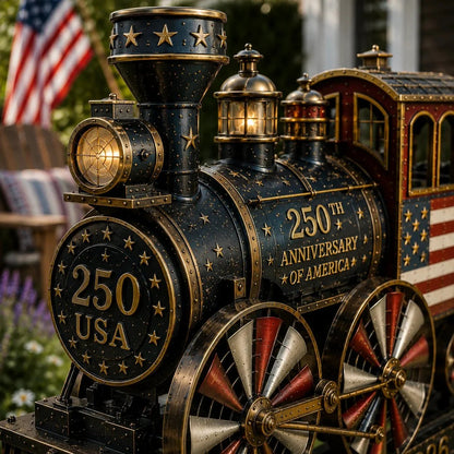 🔥Limited time 49% OFF🔥🚂USA 250 “Liberty Express” Train Garden Wind Spinner -✈️