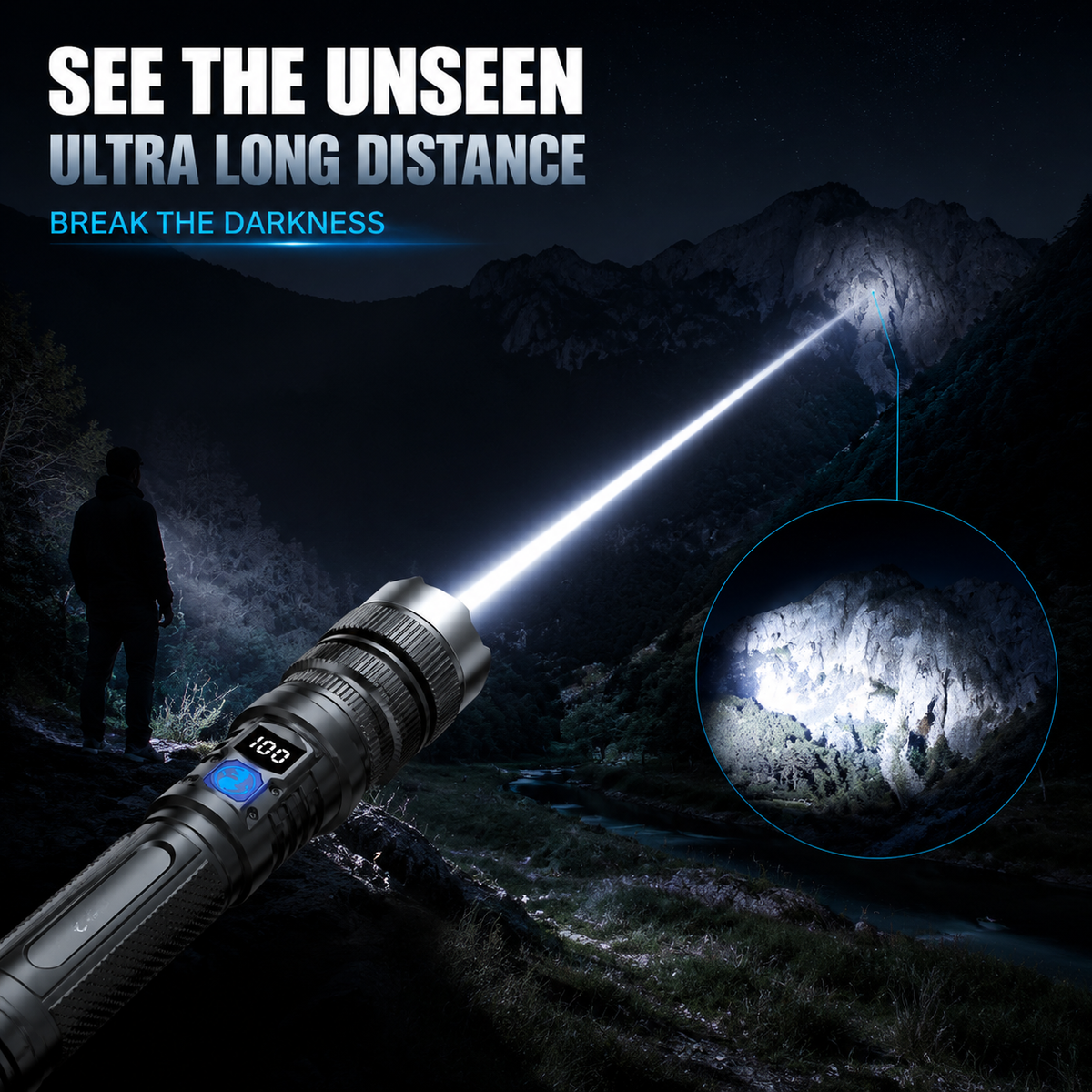 ✈️Last Day 50% OFF⚡️High-power flashlight