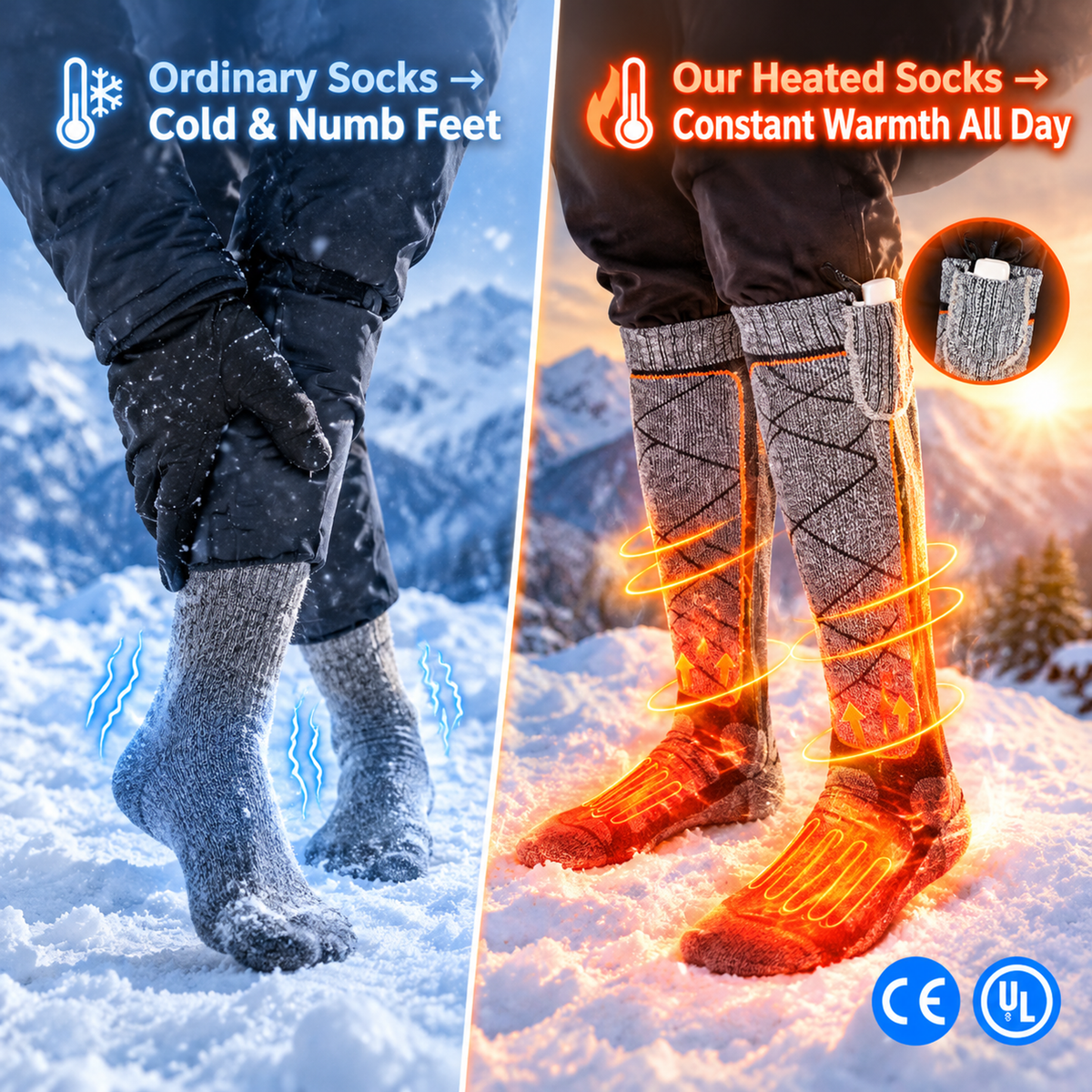 💥50% OFF 🧦Modal-Cotton Heated Thermal Socks