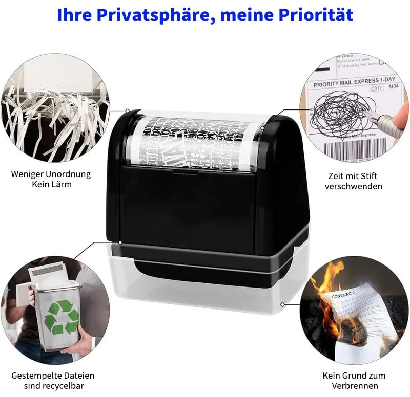 📝Sicherheits-Rollenstempel zum Schutz deiner Privatsphäre