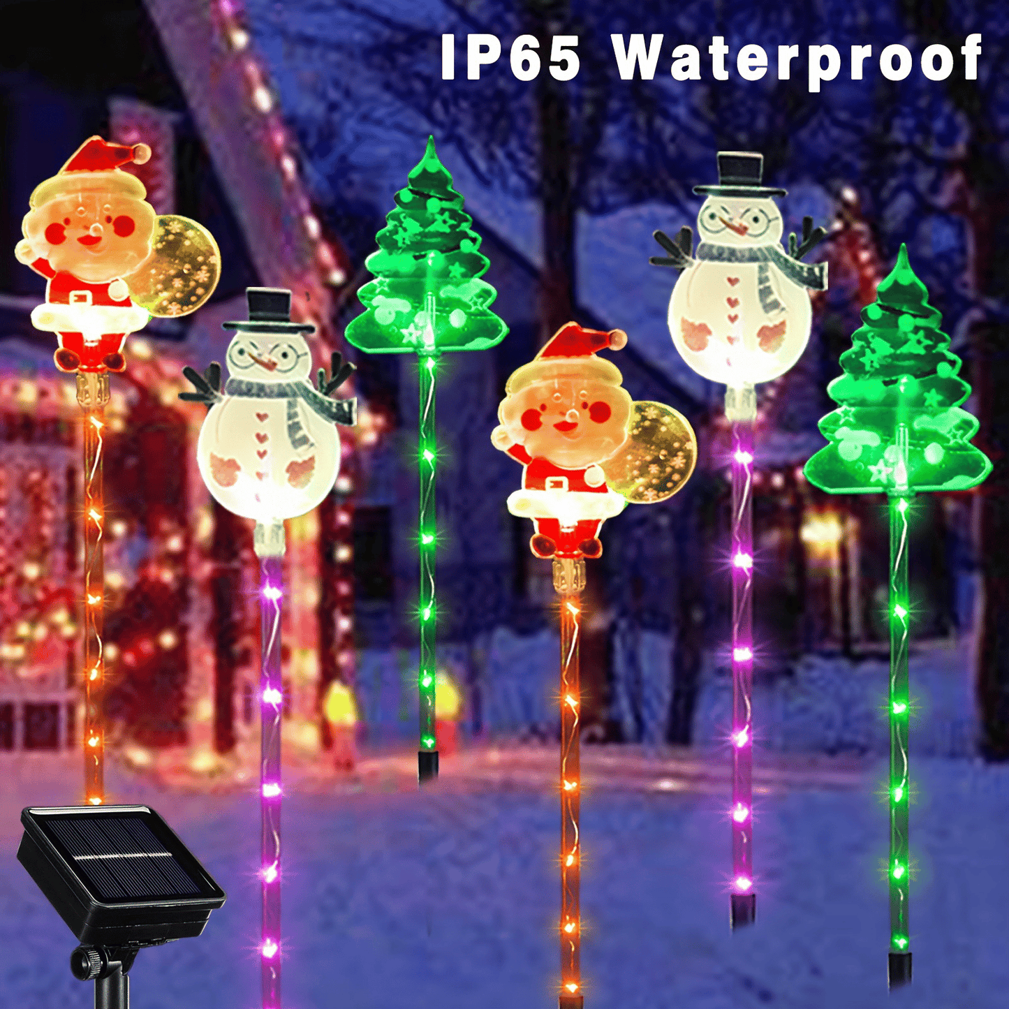 🎄🎁6-pack of moving Christmas lights