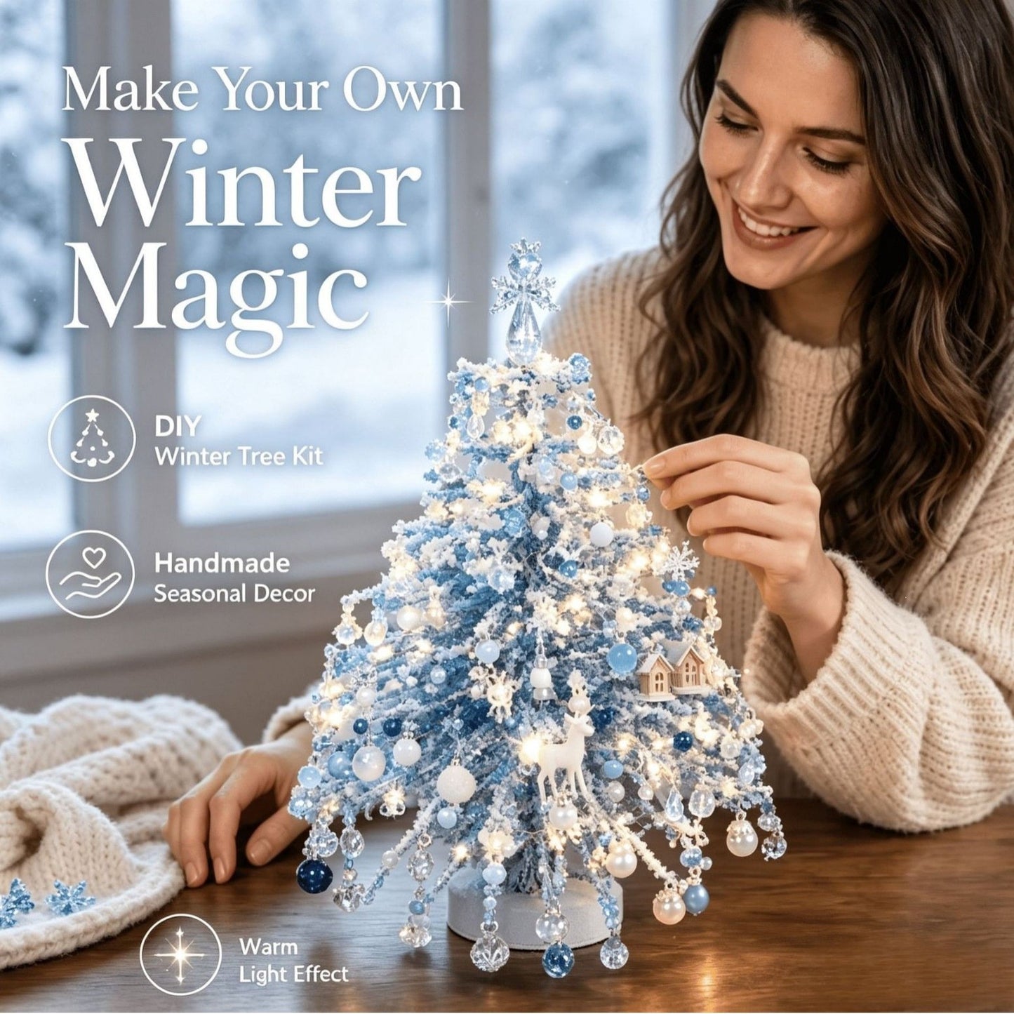 🎄✨ DIY Beaded Christmas Tree Kit