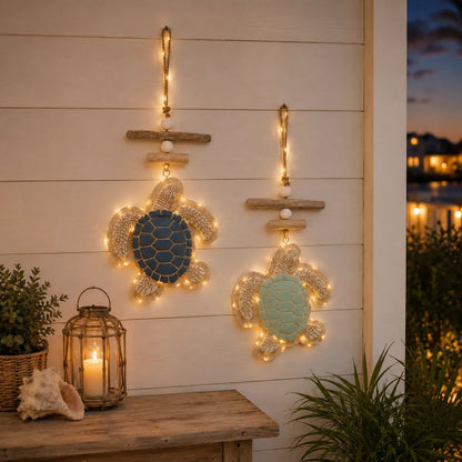 🔥Last Day 49% OFF🔥Glowing Coastal Sea Turtle Wall Art
