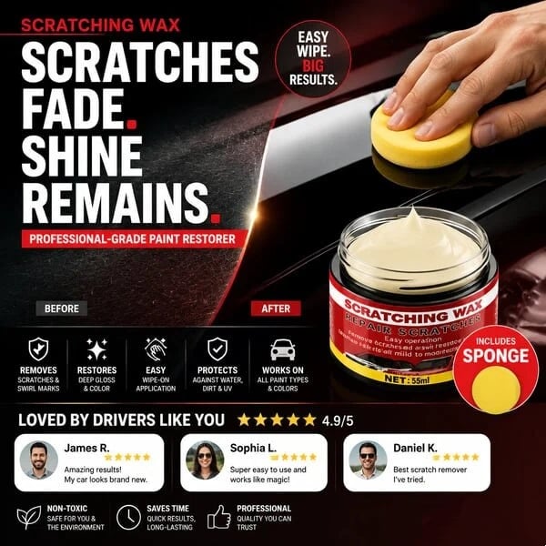 LAST DAY 60% OFF🔥Ultimate Car Scratch Remover Wax