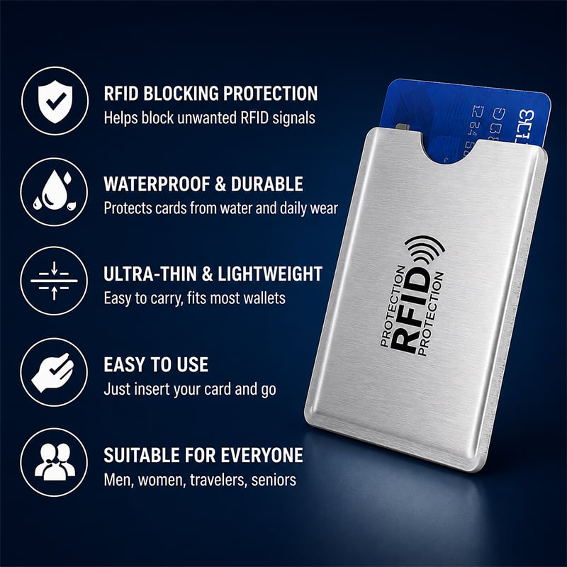 💖 Hot Sale 49%OFF💳RFID Blocking Card Sleeves