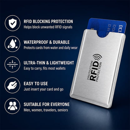 💖 Hot Sale 49%OFF💳RFID Blocking Card Sleeves