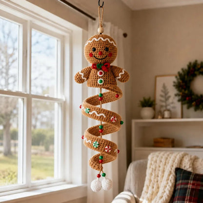 ☃️ DIY Spiral Crochet Snowman Kit