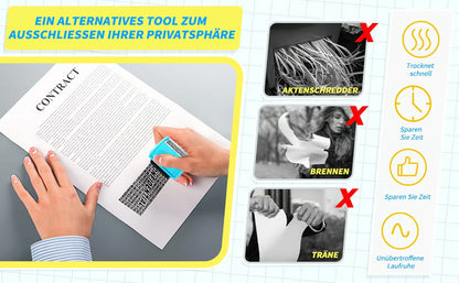 📝Sicherheits-Rollenstempel zum Schutz deiner Privatsphäre