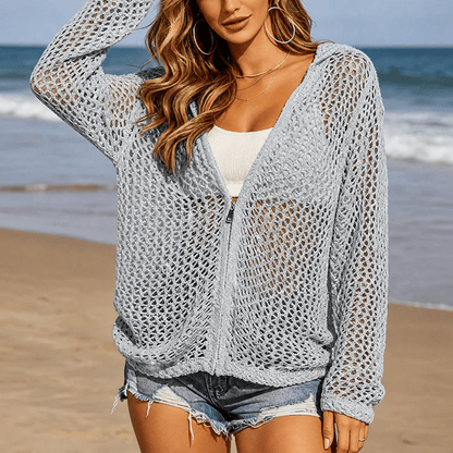 ⚡️Women's Crochet Lightweight Cardigan Zip Up