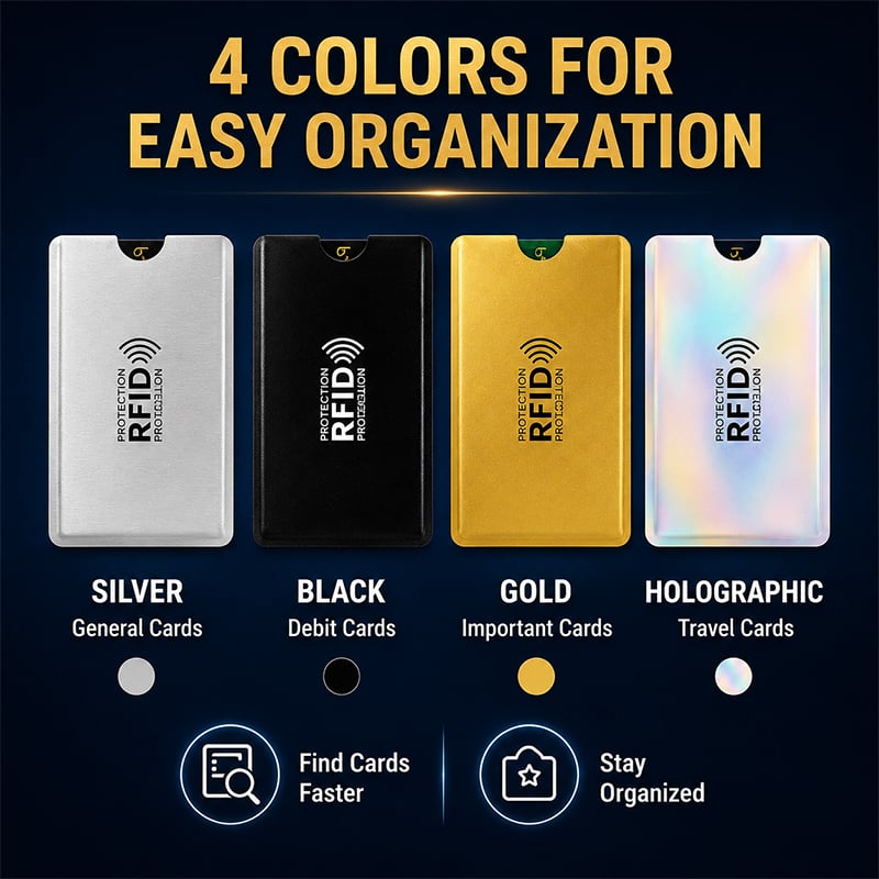💖 Hot Sale 49%OFF💳RFID Blocking Card Sleeves