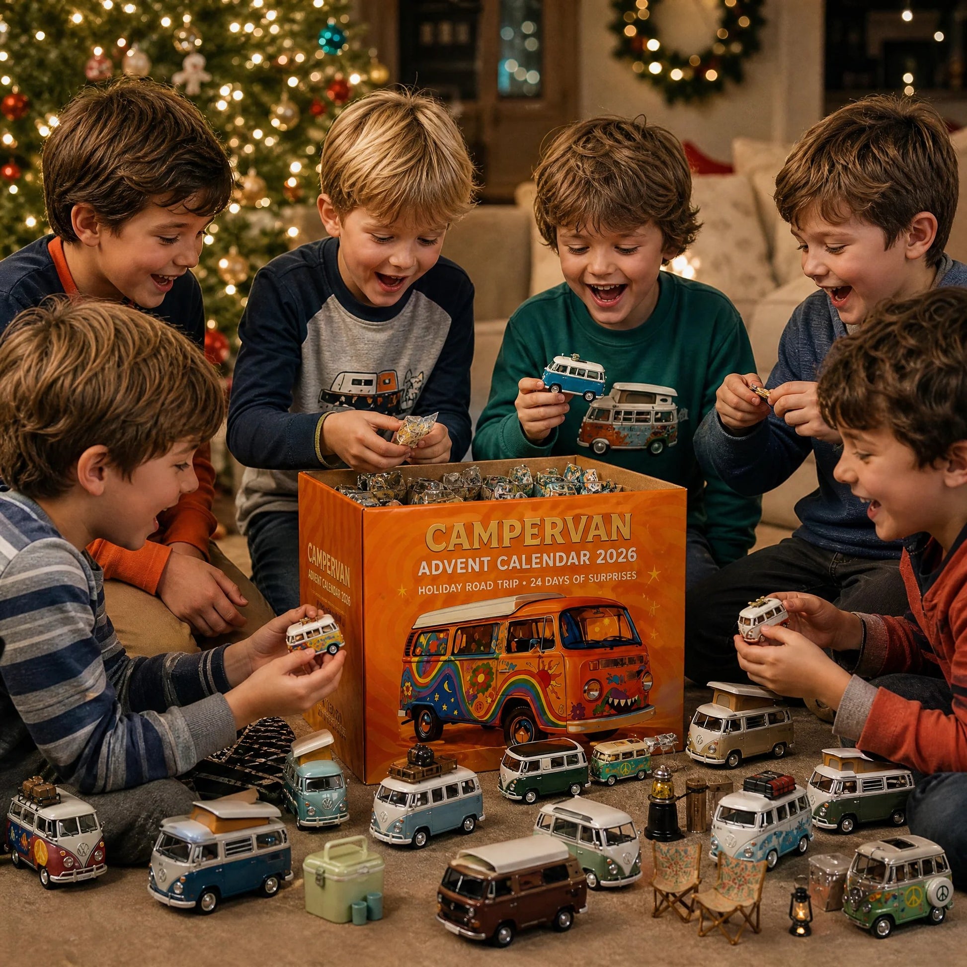 🚐🚐 Campervan-Adventskalender 2026 – 24 Tage Vintage-Roadtrip-Magie