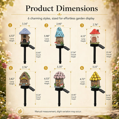 🔥Summer Sale is ON! Up to 60% OFF - Solar Fairy-Tale Mushroom Cottage Garden Light